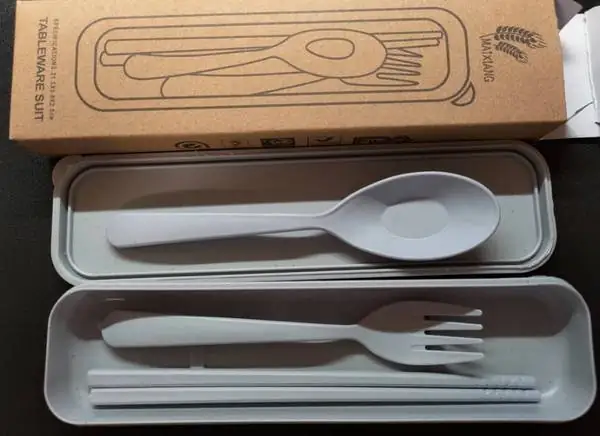 環保小麥便攜餐具套裝