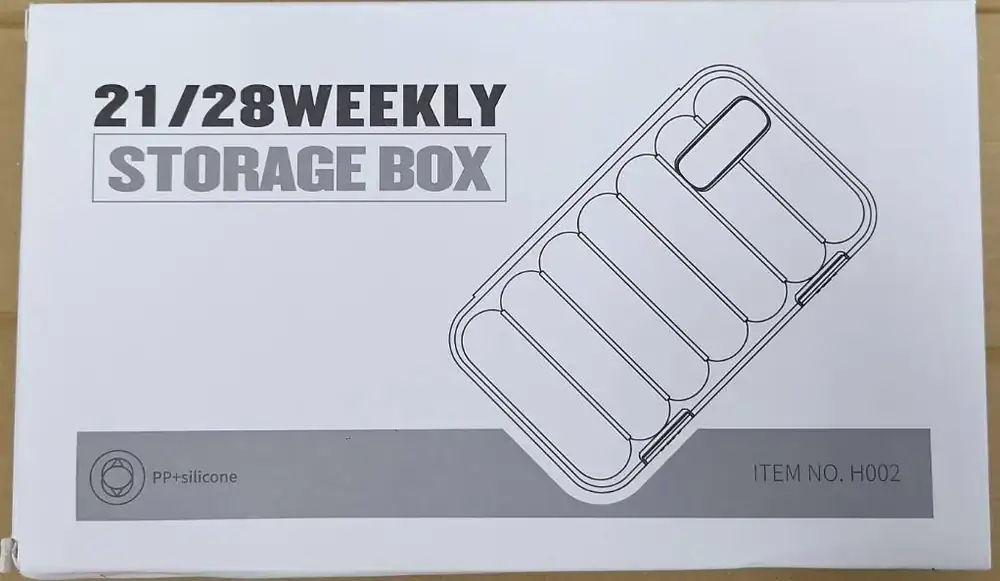 大容量便攜式防潮密封分裝藥盒