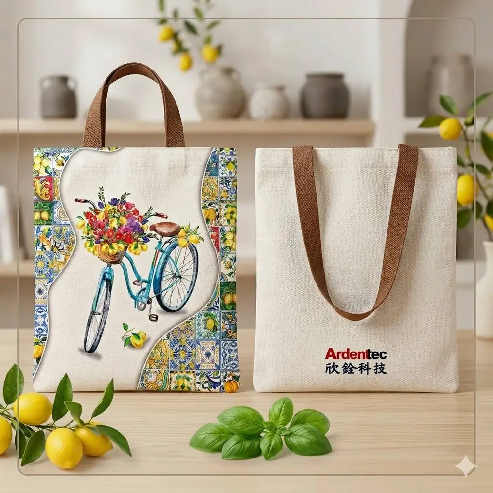 雙層環保提袋(復古單車)